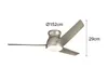 Elstead Eris leiser Deckenventilator mit LED Licht Ø152cm Produktbild-Vorschau 4
