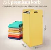 HENNEZ filcowy kosz do przechowywania "Katy", 75 l - Podgląd zdjęcia produktu 3