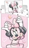 Biancheria da letto Minnie Blush Pink baby 100x135, 40x60 Anteprima dell’immagine prodotto 1