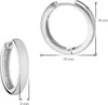 trendor 41587 Creolen für Damen und Herren 925 Silber Ohrringe Ø 18 mm 2 Produktbild-Vorschau