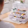 HMF Nähkasten aufklappbar mit 3 Ebenen, Sortierbox 33 x 20 Produktbild-Vorschau 7