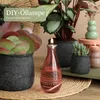 Dochthalter Glasflaschen mit 25 cm Docht Metall Öllampe Produktbild-Vorschau 3