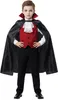Schwarzes Halloween Vampir Umhang Kostüm 90cm Produktbild-Vorschau 5