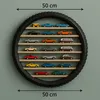 Wandregal 50cm Reifen Design Handmade Hot Wheels Matchbox Produktbild-Vorschau 3