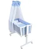 Baby-Delux Wiegenset Bettwäsche Set 6-tlg Waffelpique Produktbild-Vorschau 1