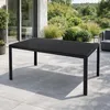 Non-Wood Gartentisch Aluminium anthrazit / schwarz 160x90cm Produktbild-Vorschau 1