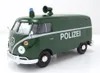 Motormax 79574 VW T1 Bus Kasten Polizei grün 1:24 Produktbild-Vorschau 1