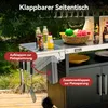 Royal Gourmet Grillwagen mit Klappbarem Seitentisch, Produktbild-Vorschau 5