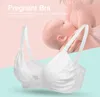 Bavlněné přední otevřené mateřské kojící podprsenky těhotné Náhled obrázku produktu 4