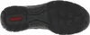 The image shows the bottom view of a black shoe sole. Voir les images du produit