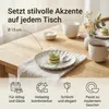 Piatto in porcellana bianco crema 15 cm – Piatto con bordo Anteprima dell’immagine prodotto 2
