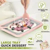 Zařízení na výrobu zmrzlinových rolí s 2 stěrkami, přístroj Náhled obrázku produktu 4