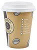 100 Coffee to go Becher m.D. 300 ml, "Topline" braun-beige, Produktbild-Vorschau 2
