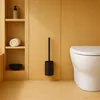 Relaxdays Toilettenbürste Wandmontage, zum Kleben, HxBxT: Produktbild-Vorschau 3