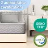 Clanmacy Matelas à ressorts ensachés Premium 7 zones Voir les images du produit 6