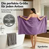 Komfortec 2er Saunatuch Set 80x200 cm aus 100% Baumwolle, Produktbild-Vorschau 2