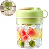 2-in-1 Eiswürfel Flasche mit Strohhalm, Eiswürfelformen, Produktbild-Vorschau 1