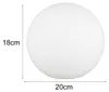 Kleine LED Tischlampe mit Glaskugel Weiß, dimmbare Produktbild-Vorschau 4