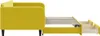 vidaXL Tagesbett Ausziehbar mit Schubladen Gelb 100x200 cm Produktbild-Vorschau 4