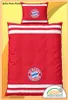 Bettwäsche FC Bayern München Baumwolle Streifen Logo Wappen Produktbild-Vorschau 2