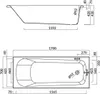 Cersanit | Badewanne - Wanne Rechteckig Nao - 170x70 Cm - Produktbild-Vorschau 5