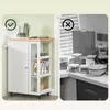 SoBuy Kuchynský vozík s kolieskami Servírovací vozík Bočný Náhľad obrázku produktu 10