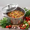 Casserole en acier inoxydable de 28 cm de diamètre, motif Voir les images du produit 9