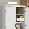 HOMCOM Armoire de cuisine buffet de salle à manger avec 4 Voir les images du produit 13
