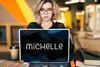 MuchoWow® Laptop Aufkleber Sticker Cover Michelle - Pastell Produktbild-Vorschau 5