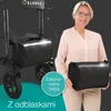ELONEO Rollator składany z siedziskiem, rollator zewnętrzny Podgląd zdjęcia produktu 2