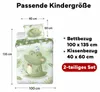 Kinderbettwäsche Krokodil bedruckt Garnitur 100x135 cm + Produktbild-Vorschau 4