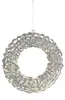 LED vánoční věnec, průměr 38 cm, stříbrný, značka Kaemingk Náhled obrázku produktu 1