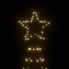 vidaXL Sapin de Noël LED en forme de cône Blanc chaud 1400 Voir les images du produit 5