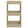 vidaXL Bücherregal/Raumteiler Sonoma-Eiche 40×30×72 cm -  Produktbild-Vorschau 4