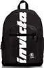 Invicta Jelek Logo Rucksack Uni Schwarz – Großer Schul‑ & Produktbild-Vorschau 1