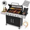 Grill gazowy ogrodowy 22,6kW BERGMANN 6+1 7 palników Podgląd zdjęcia produktu 1