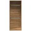 vidaXL Kleiderschrank Artisan-Eiche 80x50x200 cm Produktbild-Vorschau 4