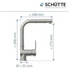 SCHÜTTE Küchenarmatur LONDON, Niederdruck Armatur Küche, Produktbild-Vorschau 3