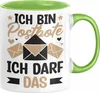 Postbote Geschenk Tasse Spruch Ich Bin Postbote Ich Darf Produktbild-Vorschau 1