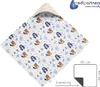 Kuscheldecke für babys, Einschlagdecke, Baumwolle, 85x85, Produktbild-Vorschau 3