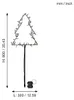 Albero di luci LED "Spiky" di Star Trading, 60 LED bianchi Anteprima dell’immagine prodotto 8