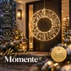 LED Lichterkranz Ø 30 cm mit 200 LEDs Warmweiß, Produktbild-Vorschau 4
