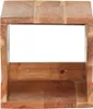 vidaXL Nástěnný stojan na kola 35x25x25 cm Akátové masivní Náhled obrázku produktu 1