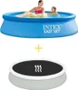 Intex Easy Set Pool - 244 x 61 cm - Inklusive Solarsegel Produktbild-Vorschau 1