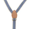 Hosenträger Y Form Vintage Braun Beige Blau Produktbild-Vorschau 5