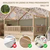 Crazy Pine Letto a Casetta con Cassetto 90x200 cm – Letto Anteprima dell’immagine prodotto 6