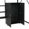 Hochbett mit Schreibtisch, Kleiderschrank und Regal, Produktbild-Vorschau 11