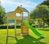 TP Toys Wolkenkratzer 2 Holz Spielturm Garten mit Rutsche Produktbild-Vorschau 4