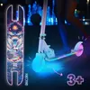 LUMI RIDE Detská kolobežka s LED kolieskami, zadné brzdy, Náhľad obrázku produktu 9