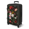 NoBoringSuitcases.com - Kufr květiny dámský černý - Velký Náhled obrázku produktu 2